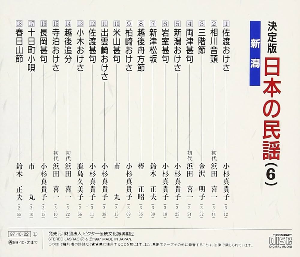 CD 決定版 民謡大全集 全12枚 まとめ売り ⑥ CD 決定版 民謡大全集 全12枚 まとめ売り ⑥ CD 決定版 民謡